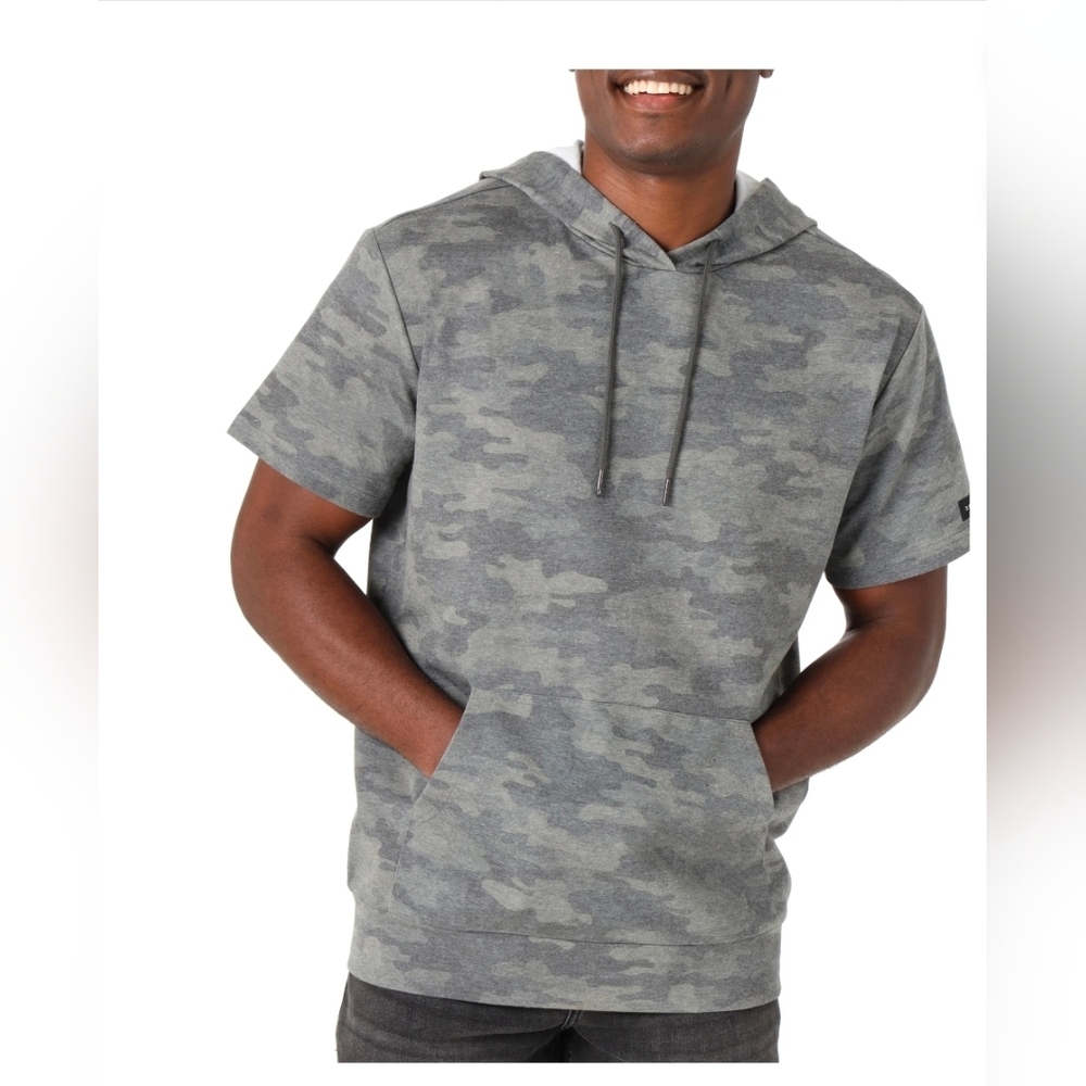 Rock & Republic Men's Short Sleeve Hoodie Sweatshirt
